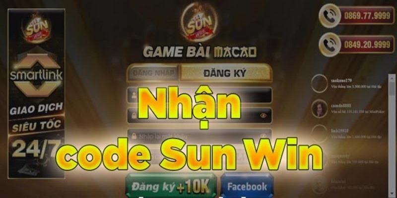 Săn Giftcode Sunwin lên đến 500K